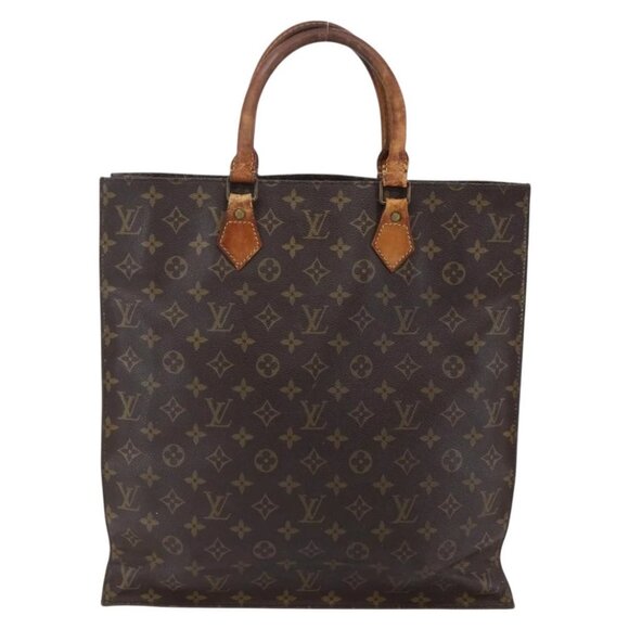 LOUIS VUITTON Monogram Sac Plat Hand Bag M51140 LV Auth bs30140 - Picture 3 of 16